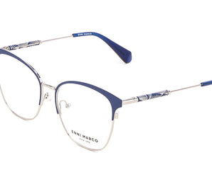 Enni Marco 🇮🇹 ( Made in Italy ) Square Women's Optical Frame - نضاره دوت كوم | رقم 1 للنظارات الأصليه في مصر