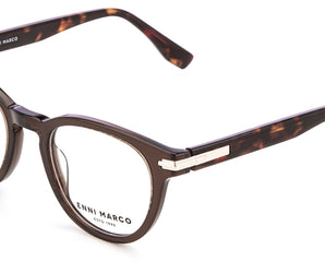 Enni Marco 🇮🇹 Round ( Made in Italy ) Unisex Optical Frames - نضاره دوت كوم | رقم 1 للنظارات الأصليه في مصر