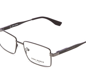 Enni Marco 🇮🇹 Rectangle ( Made in Italy ) Men Optical Frames - نضاره دوت كوم | رقم 1 للنظارات الأصليه في مصر