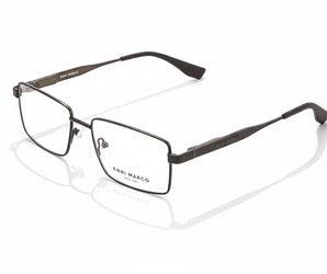 Enni Marco 🇮🇹 Rectangle ( Made in Italy ) Men Optical Frames - نضاره دوت كوم | رقم 1 للنظارات الأصليه في مصر