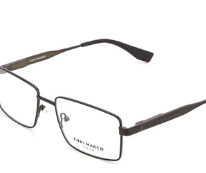 Enni Marco 🇮🇹 Rectangle ( Made in Italy ) Men Optical Frames