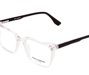 Enni Marco 🇮🇹 ( Made in Italy ) Square Men's Optical Frame