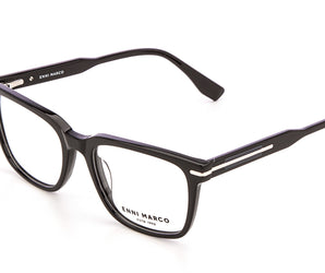 Enni Marco 🇮🇹 ( Made in Italy ) Square Men's Optical Frame
