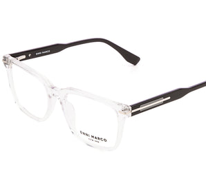 Enni Marco 🇮🇹 ( Made in Italy ) Square Men's Optical Frame
