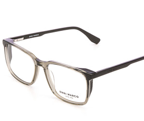 Enni Marco 🇮🇹 ( Made in Italy ) Square Men's Optical Frame