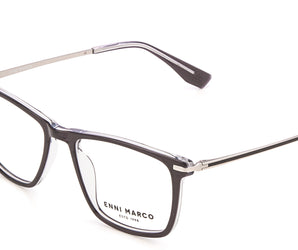 Enni Marco 🇮🇹 Rectangle ( Made in Italy ) Men Optical Frames