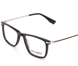 Enni Marco 🇮🇹 ( Made in Italy ) Square Men's Optical Frame