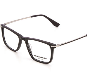 Enni Marco 🇮🇹 ( Made in Italy ) Square Men's Optical Frame