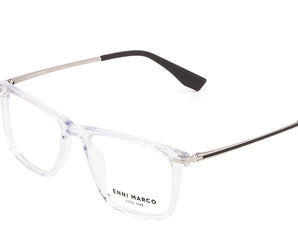 Enni Marco 🇮🇹 ( Made in Italy ) Square Men's Optical Frame