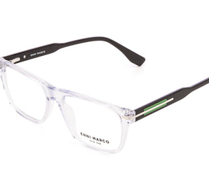 Enni Marco 🇮🇹 ( Made in Italy ) Square Men's Optical Frame