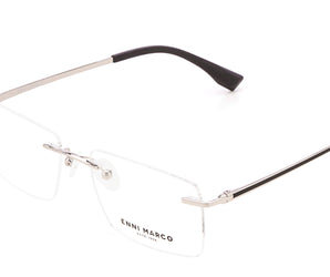 Enni Marco 🇮🇹 Rectangle ( Made in Italy ) Men Optical Frames
