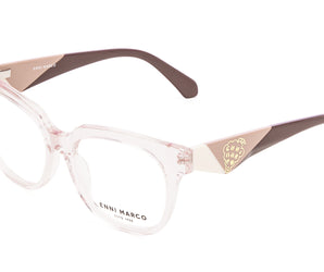 Enni Marco 🇮🇹 ( Made in Italy ) Square Women's Optical Frame