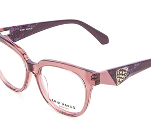 Enni Marco 🇮🇹 Square ( Made in Italy ) Women Optical Frames