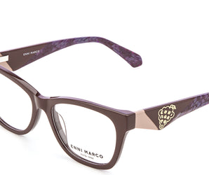 Enni Marco 🇮🇹 Square ( Made in Italy ) Women Optical Frames