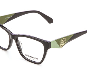 Enni Marco 🇮🇹 ( Made in Italy ) Square Women's Optical Frame