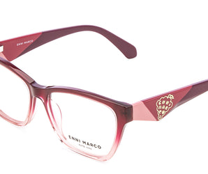 Enni Marco 🇮🇹 Square ( Made in Italy ) Women Optical Frames