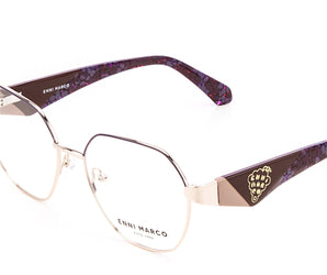 Enni Marco 🇮🇹 Round ( Made in Italy ) Women Optical Frames