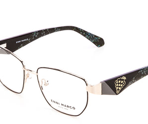 Enni Marco 🇮🇹 Square ( Made in Italy ) Women Optical Frames