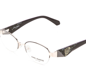 Enni Marco 🇮🇹 Round ( Made in Italy ) Women Optical Frames