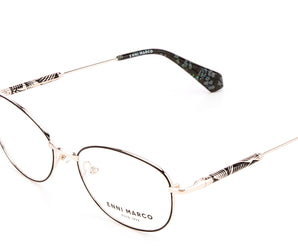 Enni Marco 🇮🇹 Round ( Made in Italy ) Women Optical Frames