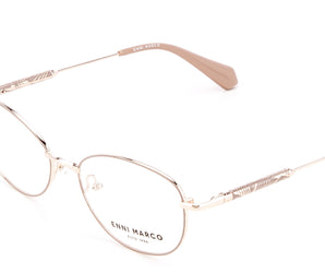 Enni Marco 🇮🇹 Round ( Made in Italy ) Women Optical Frames