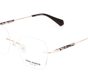 Enni Marco 🇮🇹 Square ( Made in Italy ) Women Optical Frames