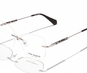 Enni Marco 🇮🇹 Square ( Made in Italy ) Women Optical Frames - نضاره دوت كوم | رقم 1 للنظارات الأصليه في مصر