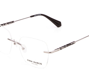 Enni Marco 🇮🇹 Square ( Made in Italy ) Women Optical Frames