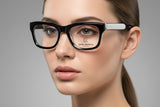 Enni Marco 🇮🇹 Square ( Made in Italy ) Women Optical Frames - نضاره دوت كوم | رقم 1 للنظارات الأصليه في مصر