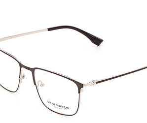 Enni Marco 🇮🇹 Rectangle ( Made in Italy ) Men Optical Frames - نضاره دوت كوم | رقم 1 للنظارات الأصليه في مصر