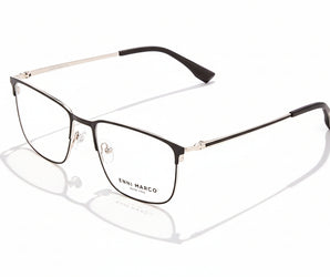 Enni Marco 🇮🇹 Rectangle ( Made in Italy ) Men Optical Frames - نضاره دوت كوم | رقم 1 للنظارات الأصليه في مصر