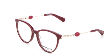 Enni Marco 🇮🇹 Square ( Made in Italy ) Women Optical Frames - نضاره دوت كوم | رقم 1 للنظارات الأصليه في مصر