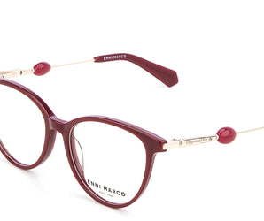 Enni Marco 🇮🇹 Square ( Made in Italy ) Women Optical Frames
