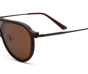 Enni Marco 🇮🇹 ( Made in Italy ) Aviator Unisex Optical Frame Clip - on - نضاره دوت كوم | رقم 1 للنظارات الأصليه في مصر