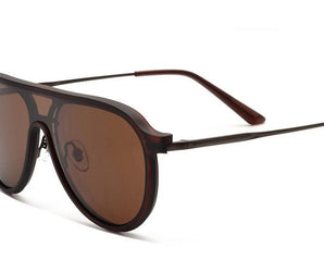 Enni Marco 🇮🇹 ( Made in Italy ) Aviator Unisex Optical Frame Clip-on