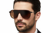 Enni Marco 🇮🇹 ( Made in Italy ) Aviator Unisex Optical Frame Clip - on - نضاره دوت كوم | رقم 1 للنظارات الأصليه في مصر