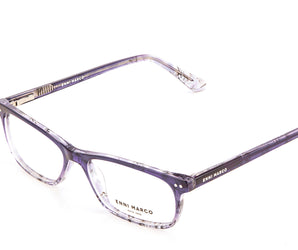 Enni Marco 🇮🇹 Rectangle ( Made in Italy ) Women Optical Frames