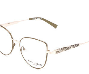 Enni Marco 🇮🇹 Cat Eye ( Made in Italy ) Women Optical Frames