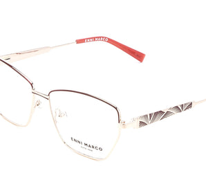 Enni Marco 🇮🇹 Cat Eye ( Made in Italy ) Women Optical Frames