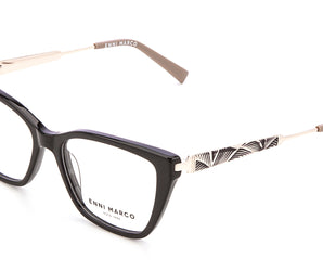 Enni Marco 🇮🇹 ( Made in Italy ) Square Women's Optical Frame