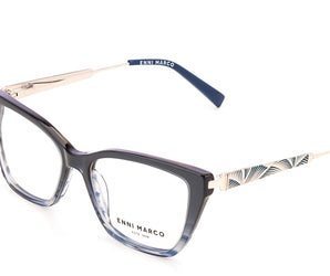 Enni Marco 🇮🇹 ( Made in Italy ) Square Women's Optical Frame - نضاره دوت كوم | رقم 1 للنظارات الأصليه في مصر