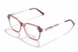 Enni Marco 🇮🇹 Square ( Made in Italy ) Women Optical Frames - نضاره دوت كوم | رقم 1 للنظارات الأصليه في مصر