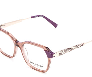 Enni Marco 🇮🇹 Square ( Made in Italy ) Women Optical Frames - نضاره دوت كوم | رقم 1 للنظارات الأصليه في مصر