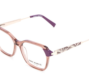 Enni Marco 🇮🇹 Square ( Made in Italy ) Women Optical Frames