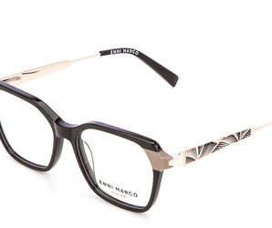 Enni Marco 🇮🇹 Square ( Made in Italy ) Women Optical Frames