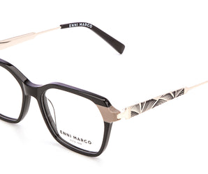 Enni Marco 🇮🇹 ( Made in Italy ) Square Women's Optical Frame