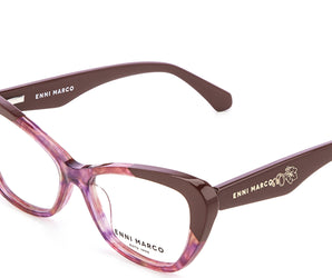 Enni Marco 🇮🇹 Cat Eye ( Made in Italy ) Women Optical Frames