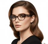 Enni Marco 🇮🇹 ( Made in Italy ) Cat Eye Women's Optical Frame - نضاره دوت كوم | رقم 1 للنظارات الأصليه في مصر