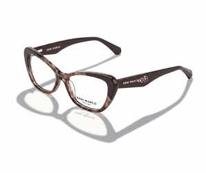 Enni Marco 🇮🇹 ( Made in Italy ) Cat Eye Women's Optical Frame - نضاره دوت كوم | رقم 1 للنظارات الأصليه في مصر