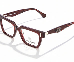 Enni Marco 🇮🇹 Rectangle ( Made in Italy ) Women Optical Frames - نضاره دوت كوم | رقم 1 للنظارات الأصليه في مصر